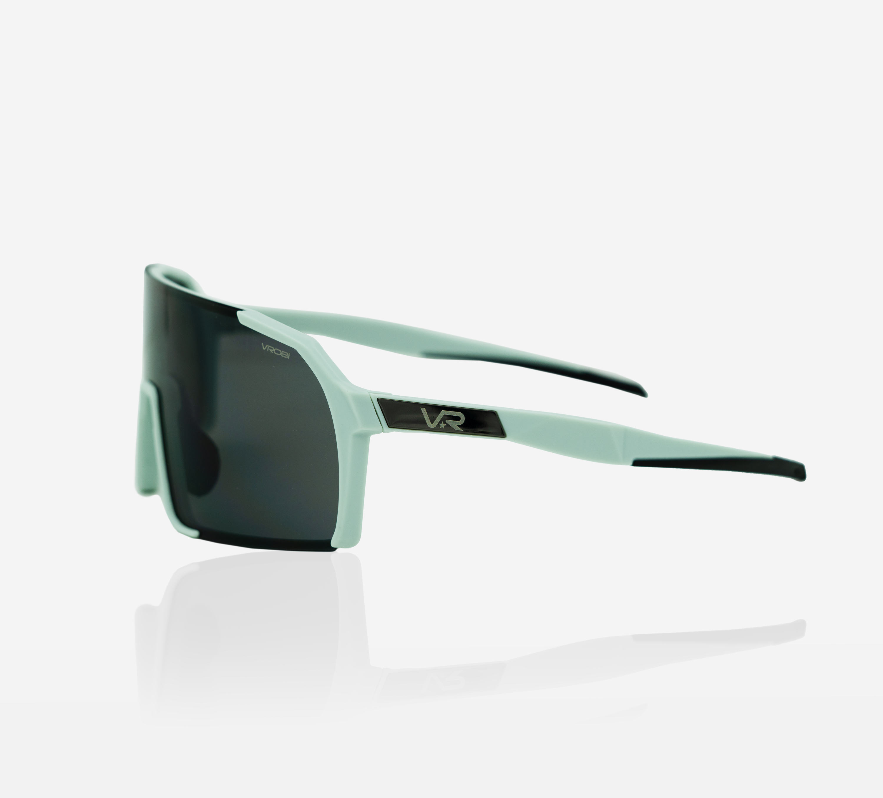 VROBI Battleship Grey Baseball/Softball Sunglasses with smoke grey lens