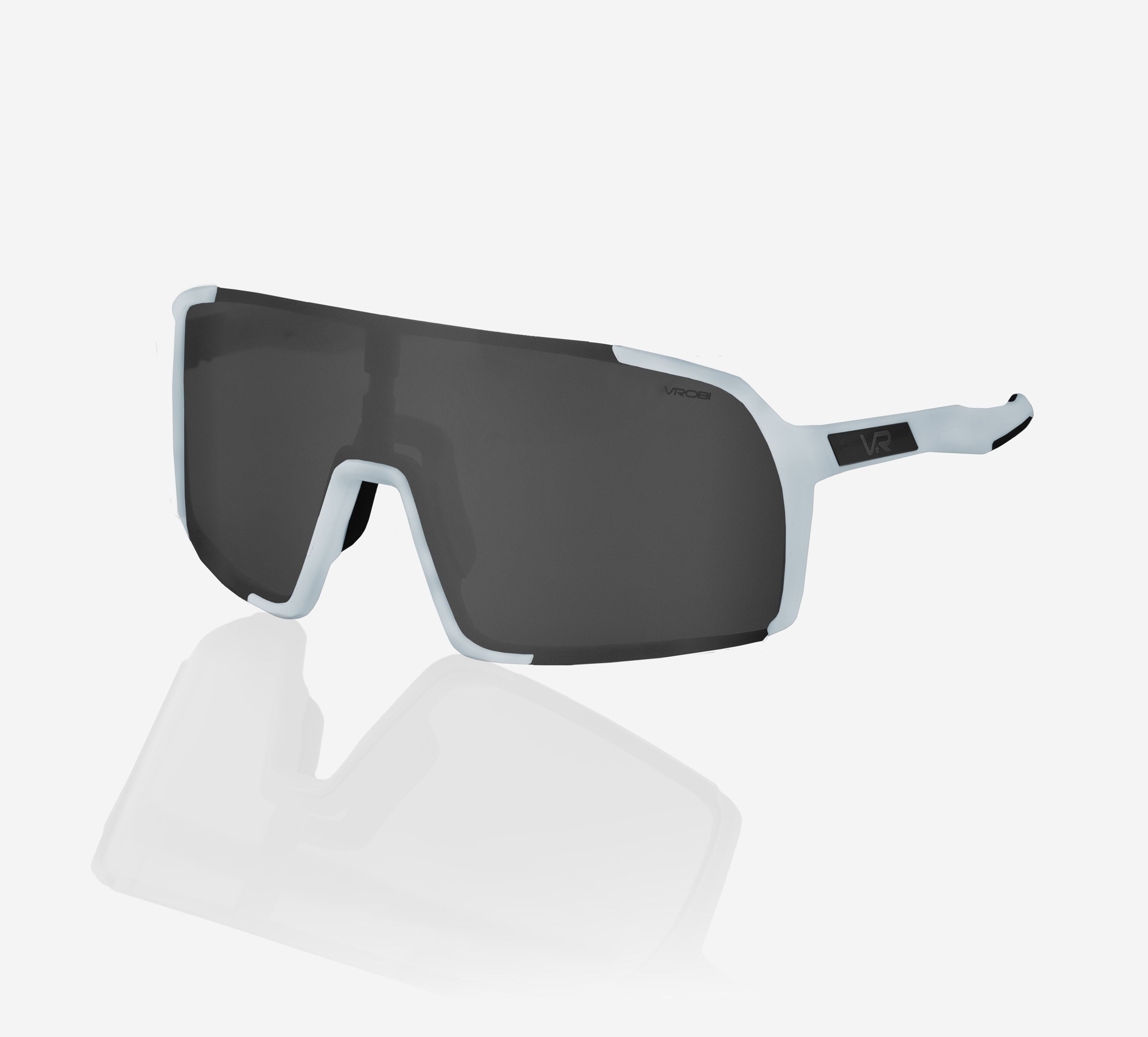 VROBI Battleship Grey Baseball/Softball Sunglasses with smoke grey lens