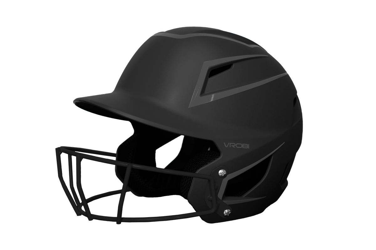 Arsenal Fastpitch Softball Batting Helmet- Two-Tone- Black