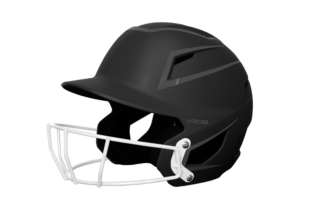Arsenal Fastpitch Softball Batting Helmet- Two-Tone- Black