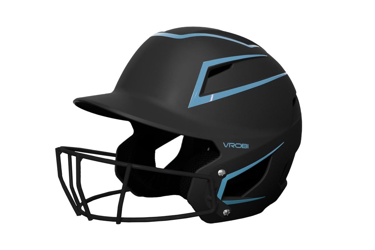 Arsenal Fastpitch Softball Batting Helmet- Two-Tone- Black