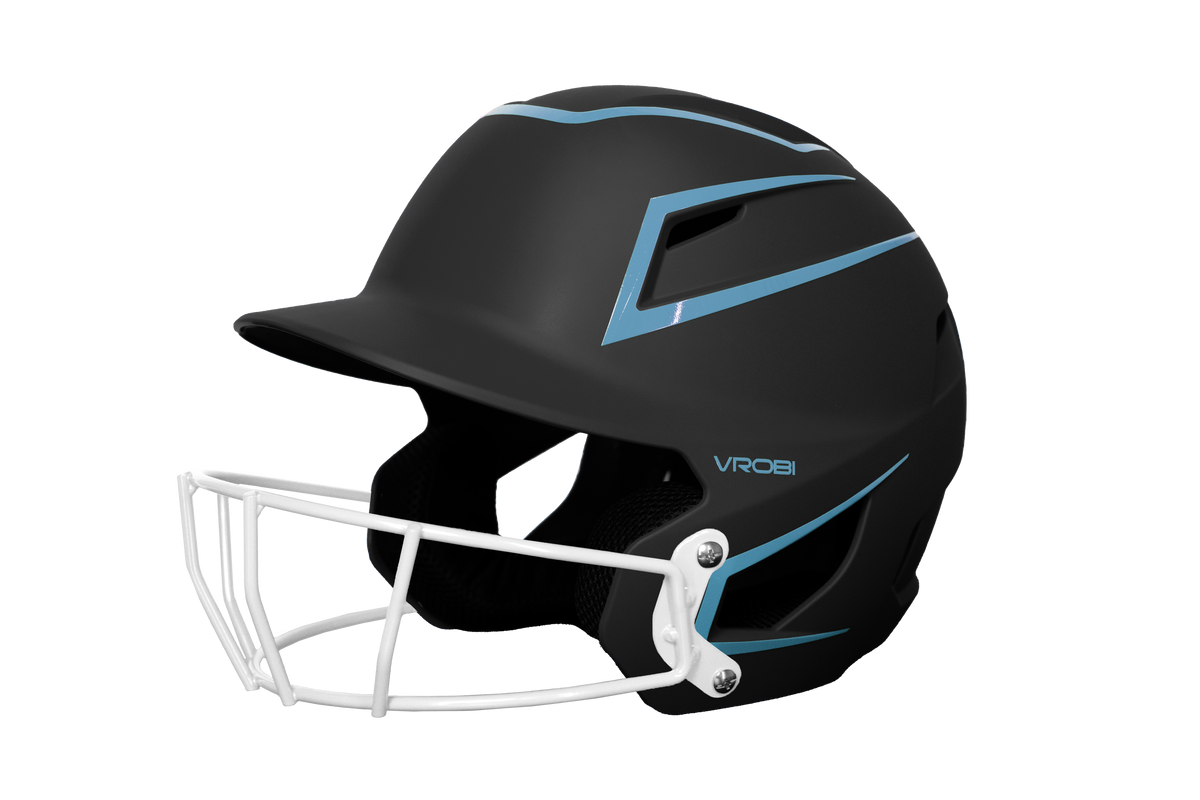Arsenal Fastpitch Softball Batting Helmet- Two-Tone- Black