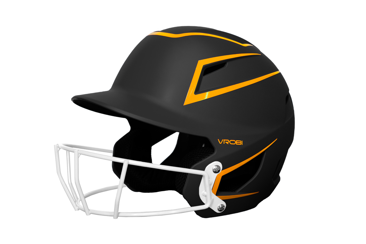 Arsenal Fastpitch Softball Batting Helmet- Two-Tone- Black