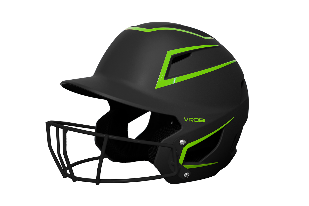 Arsenal Fastpitch Softball Batting Helmet- Two-Tone- Black