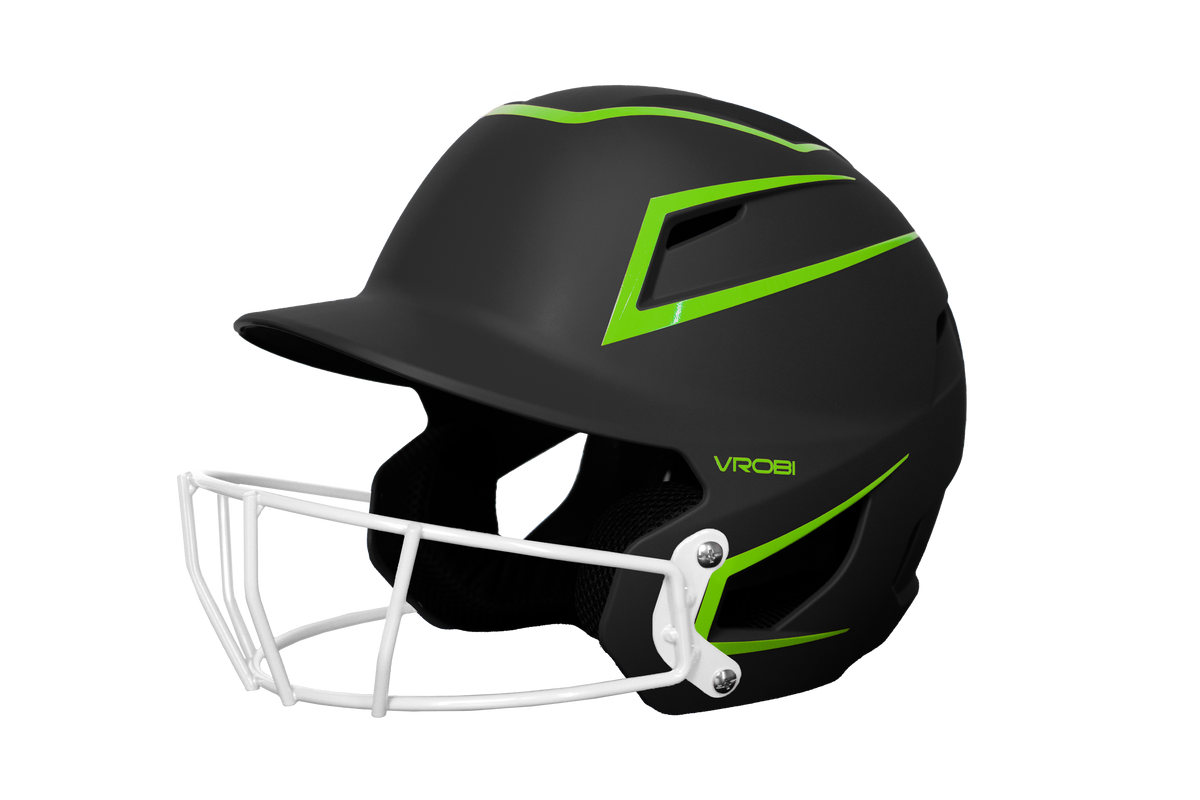 Arsenal Fastpitch Softball Batting Helmet- Two-Tone- Black