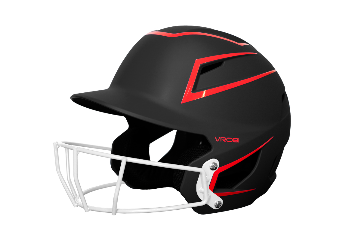 Arsenal Fastpitch Softball Batting Helmet- Two-Tone- Black