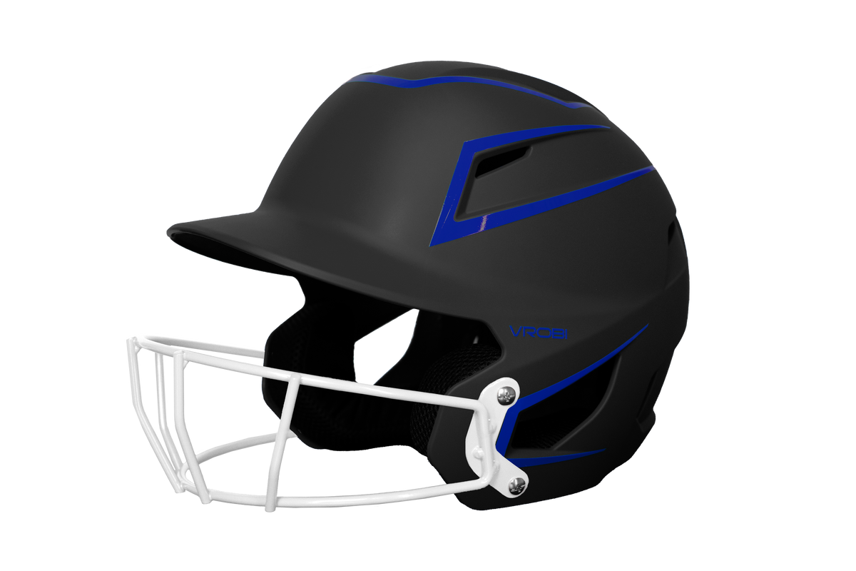 Arsenal Fastpitch Softball Batting Helmet- Two-Tone- Black
