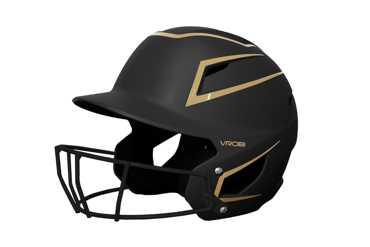 Arsenal Fastpitch Softball Batting Helmet- Two-Tone- Black