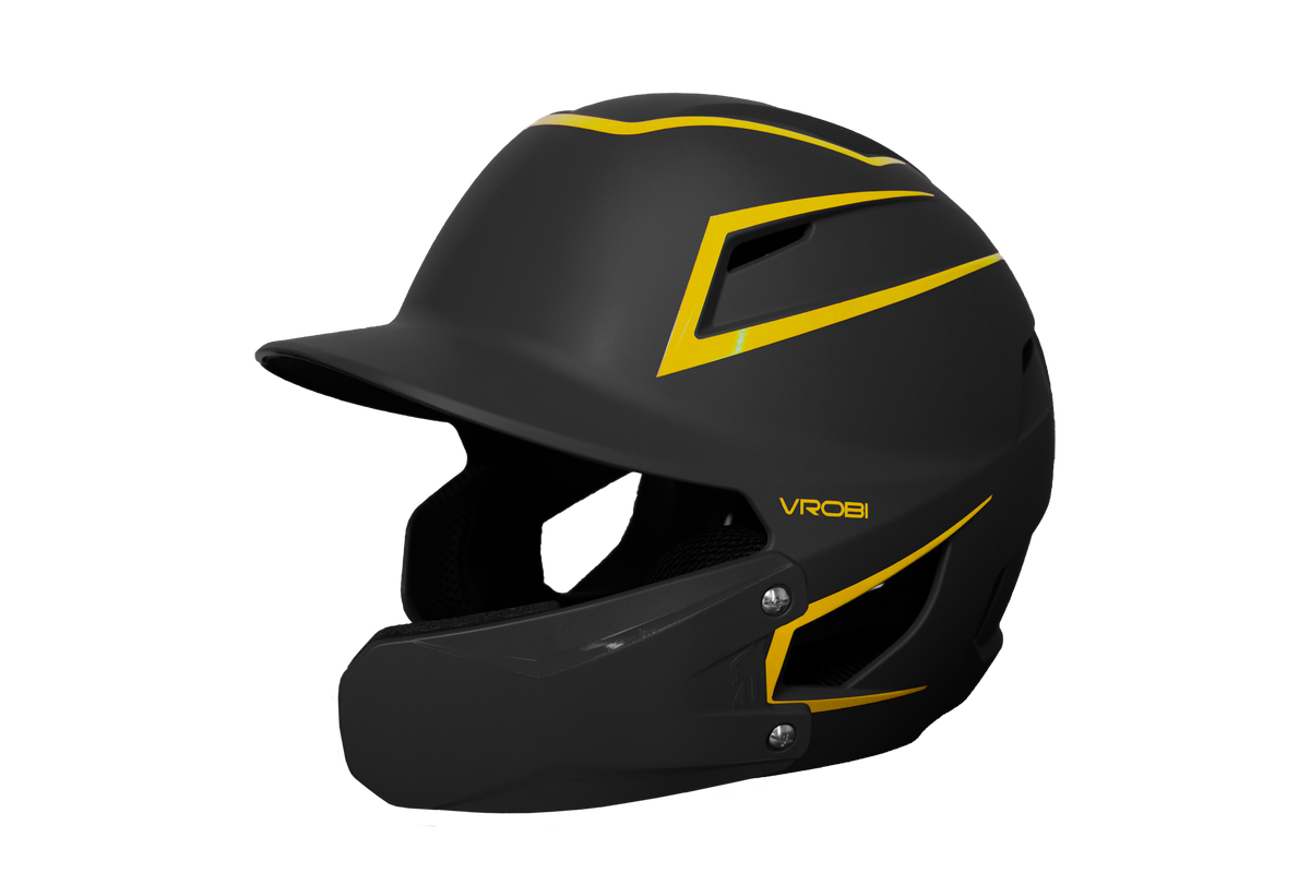 Arsenal Baseball Batting Helmet- Two-Tone- Black