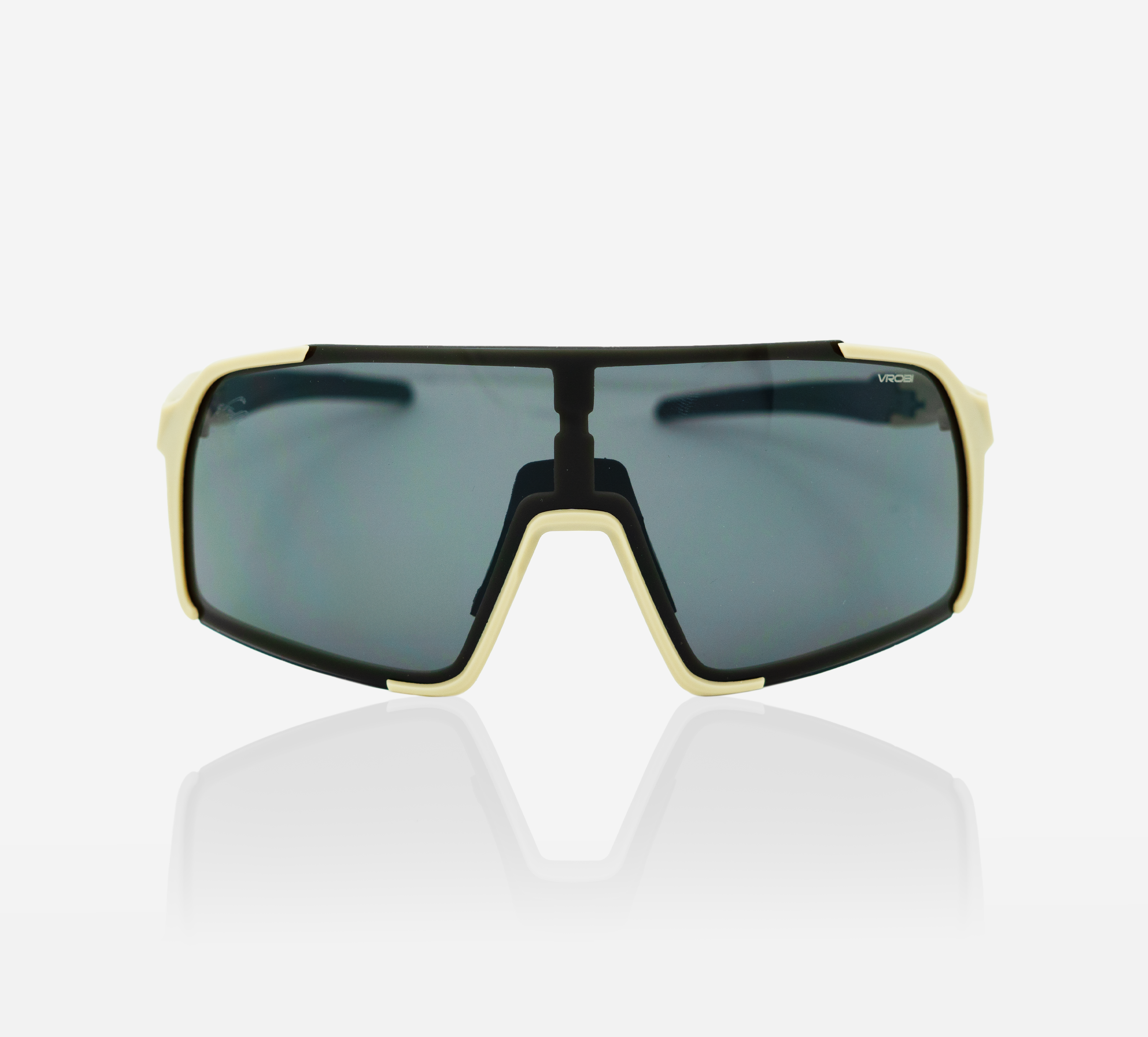 VROBI Desert Tan Baseball/Softball Sunglasses with Smoke Grey Lens