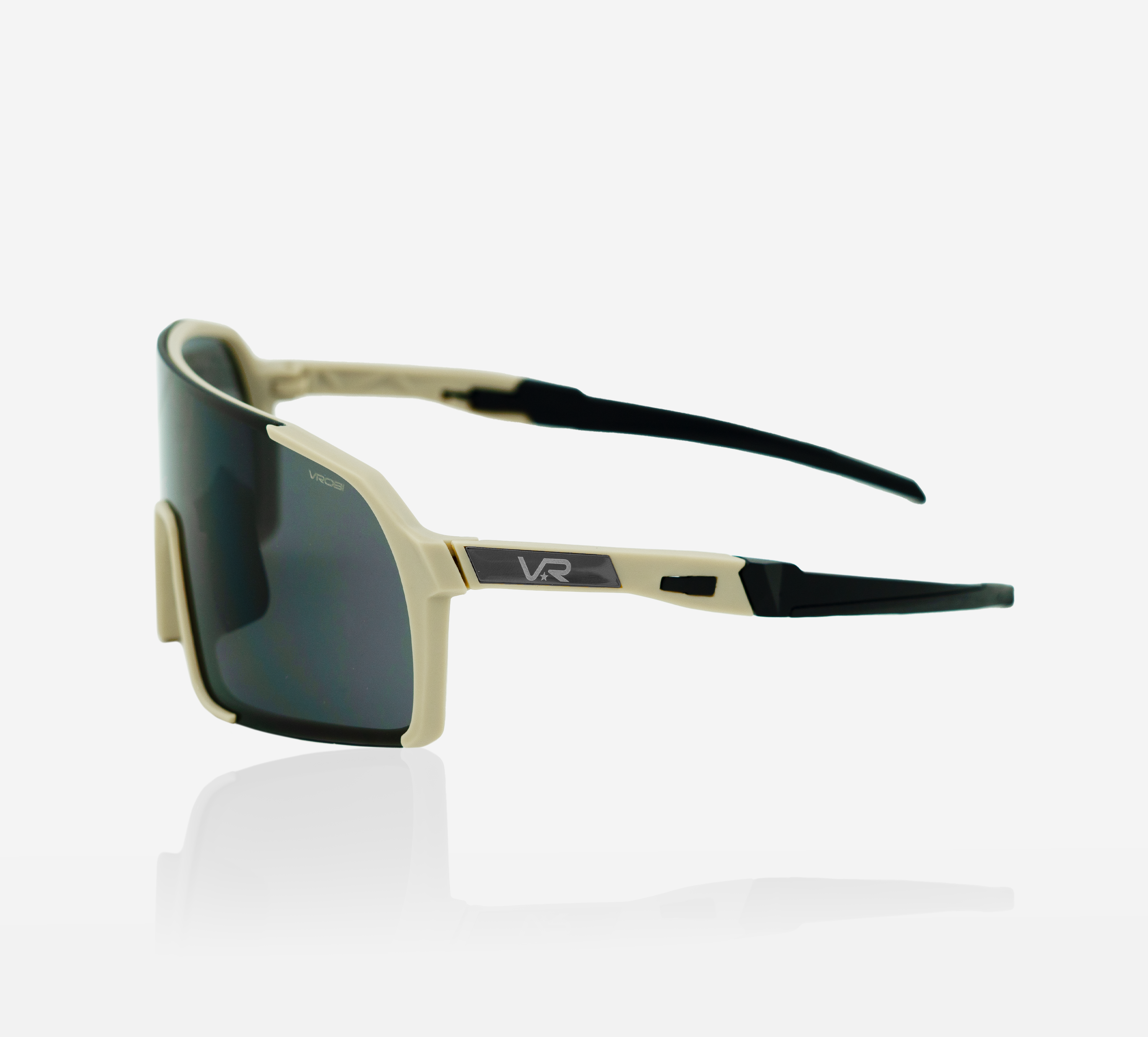 VROBI Desert Tan Baseball/Softball Sunglasses with Smoke Grey Lens