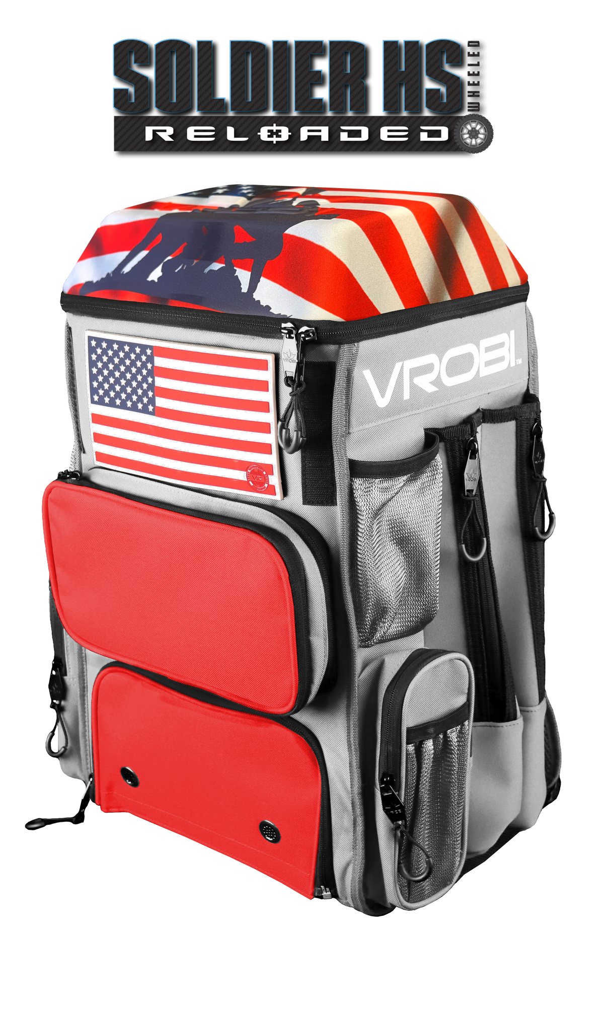 SOLDIER HS RELOADED ONE NATION MILITARY TRIBUTE EDITION WHEELED BAG