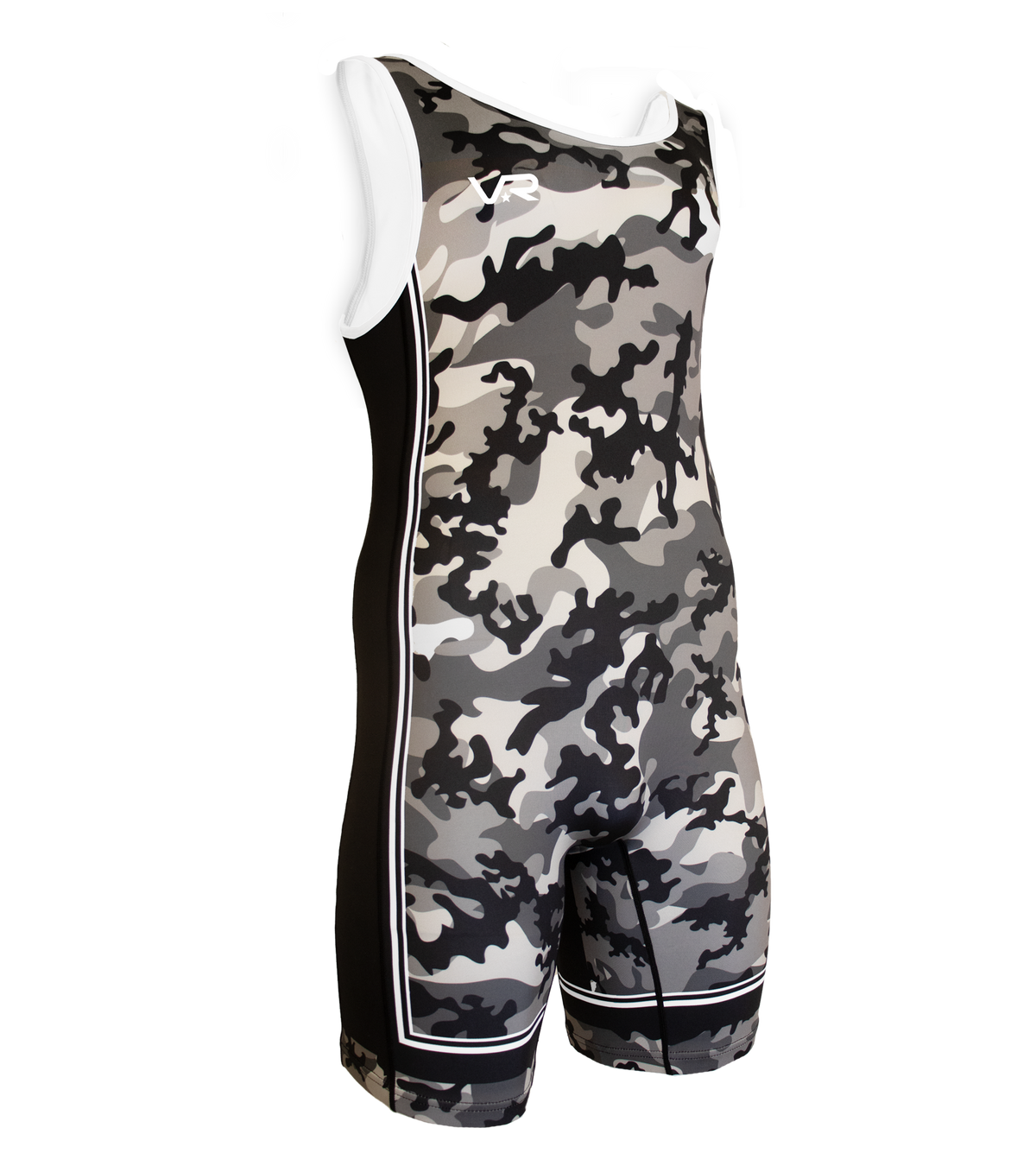 Men's Wrestling Singlet- Freedom- Black