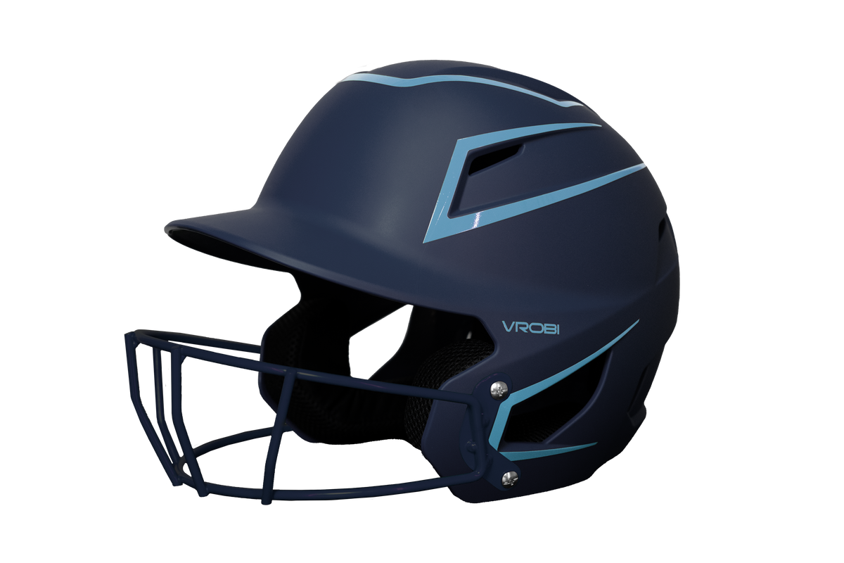 Arsenal Fastpitch Softball Batting Helmet- Two-Tone- Navy