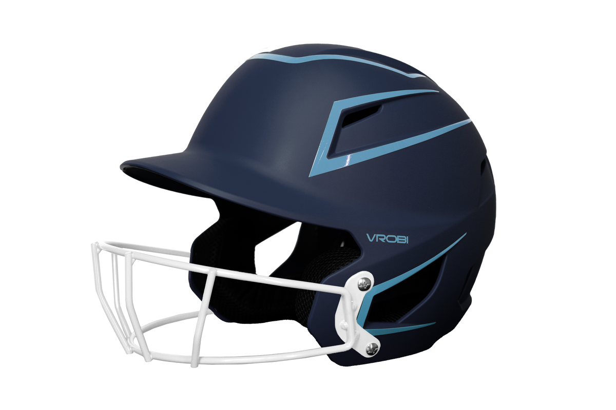 Arsenal Fastpitch Softball Batting Helmet- Two-Tone- Navy