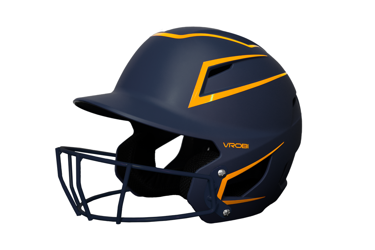 Arsenal Fastpitch Softball Batting Helmet- Two-Tone- Navy