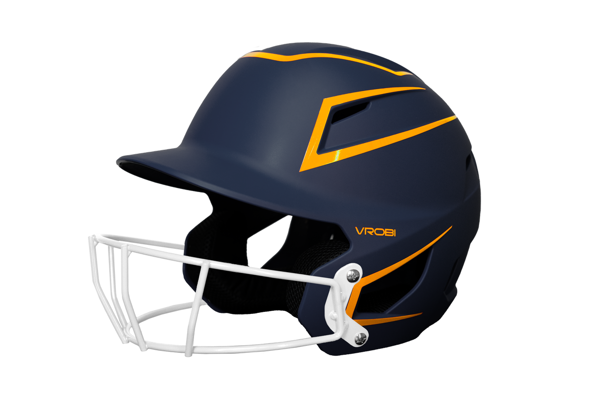 Arsenal Fastpitch Softball Batting Helmet- Two-Tone- Navy