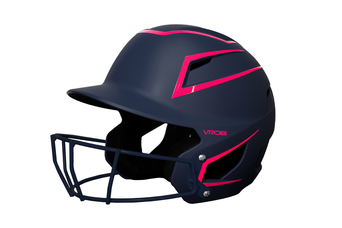 Arsenal Fastpitch Softball Batting Helmet- Two-Tone- Navy