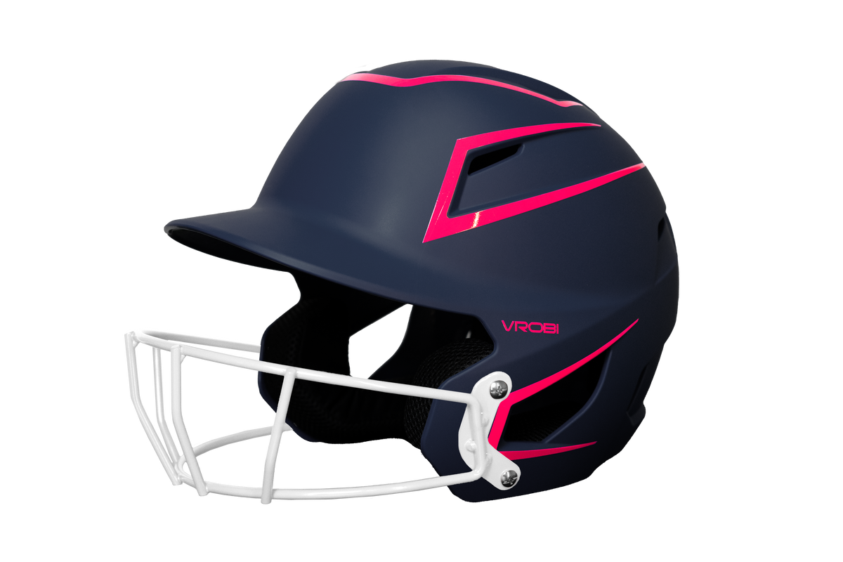 Arsenal Fastpitch Softball Batting Helmet- Two-Tone- Navy