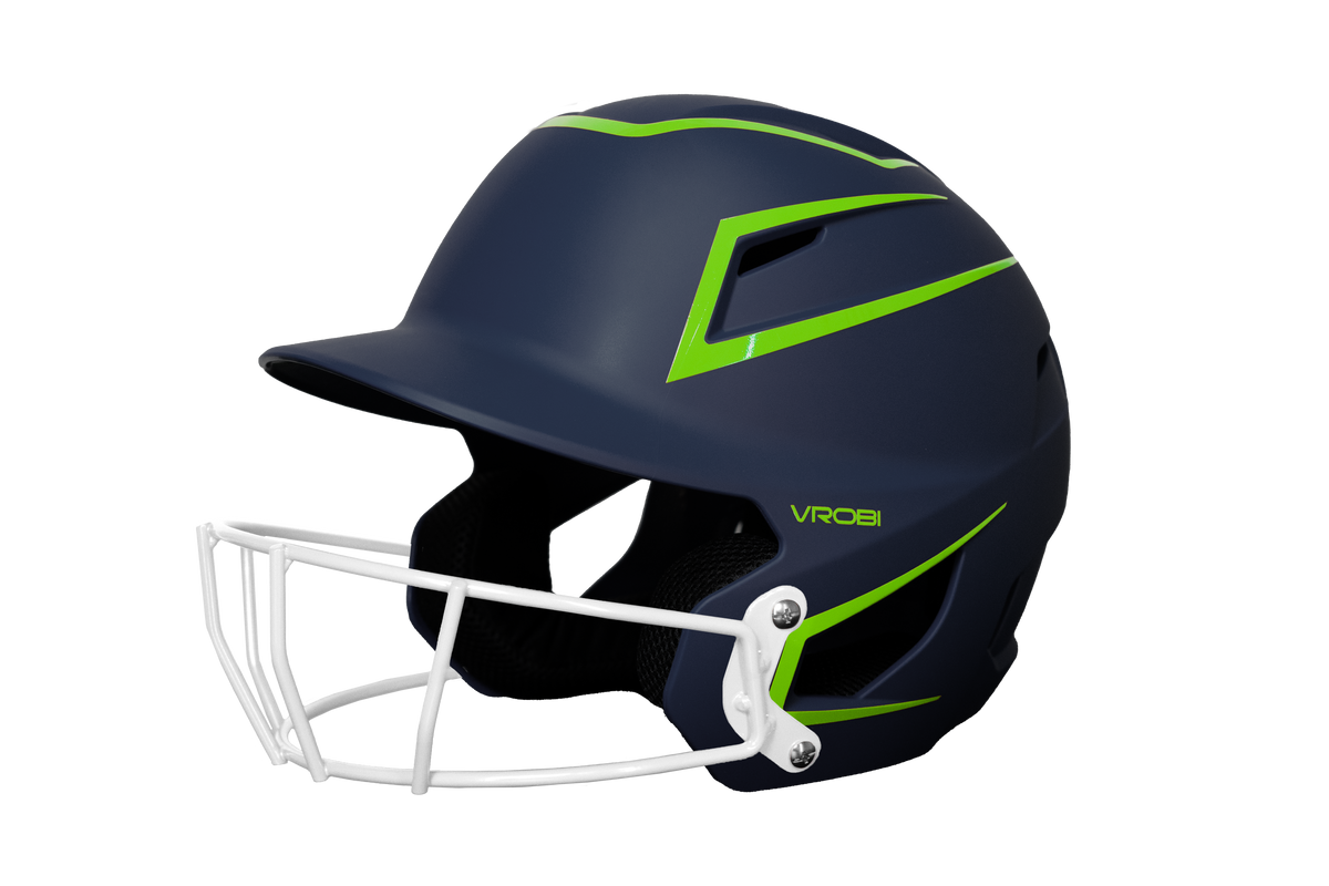 Arsenal Fastpitch Softball Batting Helmet- Two-Tone- Navy