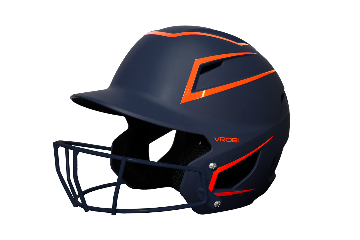 Arsenal Fastpitch Softball Batting Helmet- Two-Tone- Navy