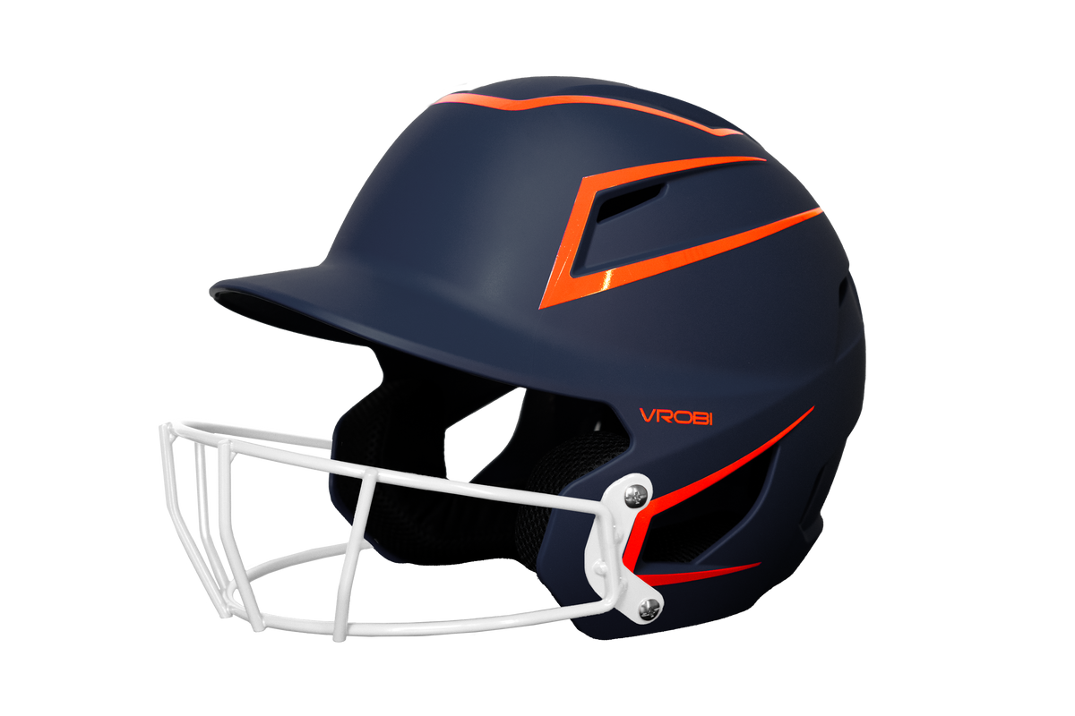 Arsenal Fastpitch Softball Batting Helmet- Two-Tone- Navy