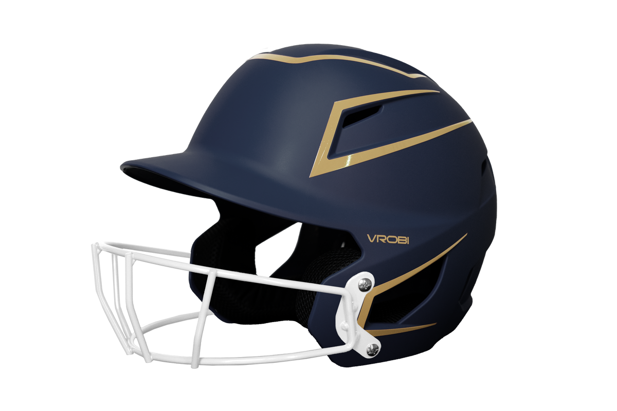 Arsenal Fastpitch Softball Batting Helmet- Two-Tone- Navy