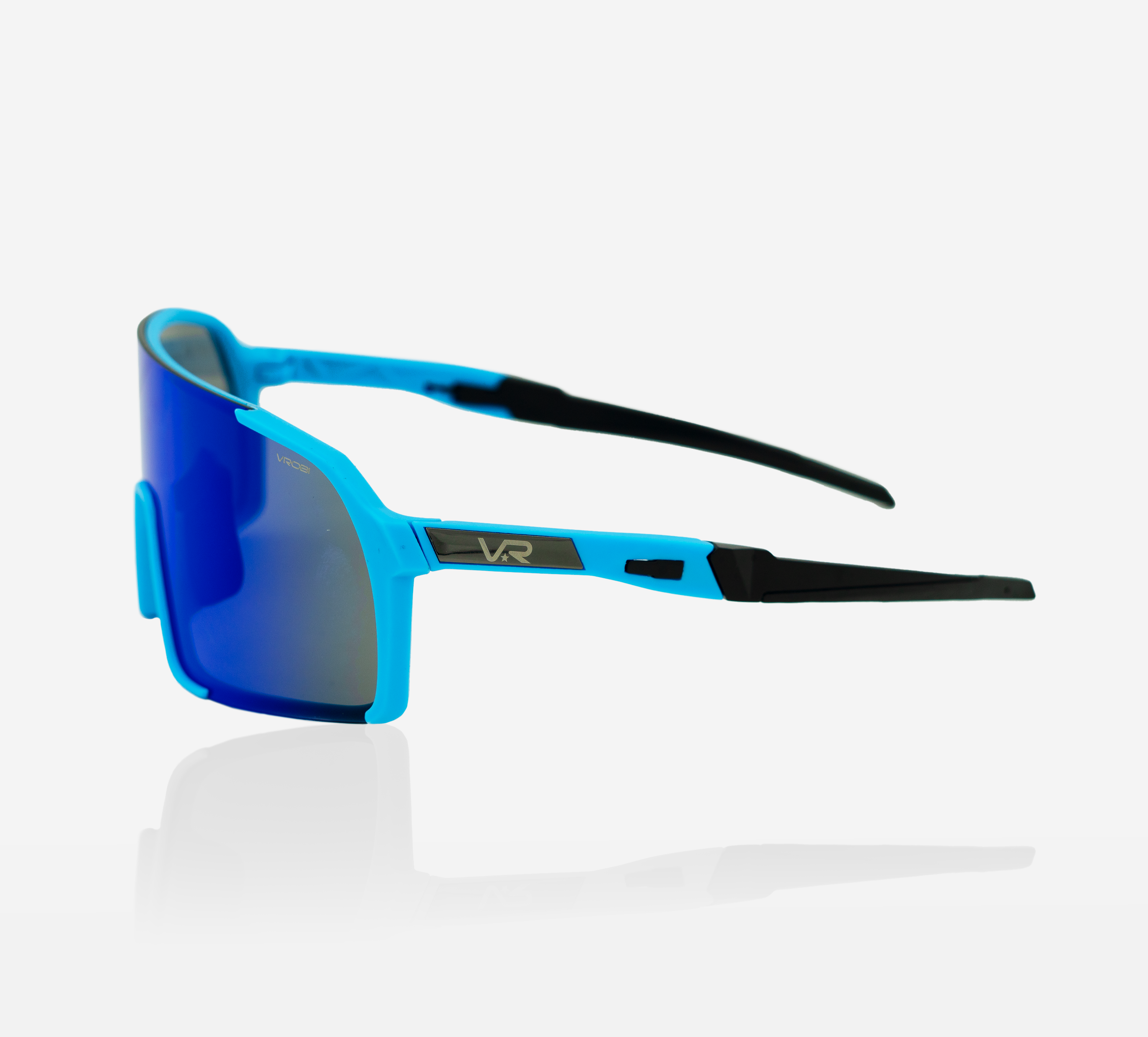 VROBI Ocean Blue Baseball/Softball Sunglasses with Blue Fade lens