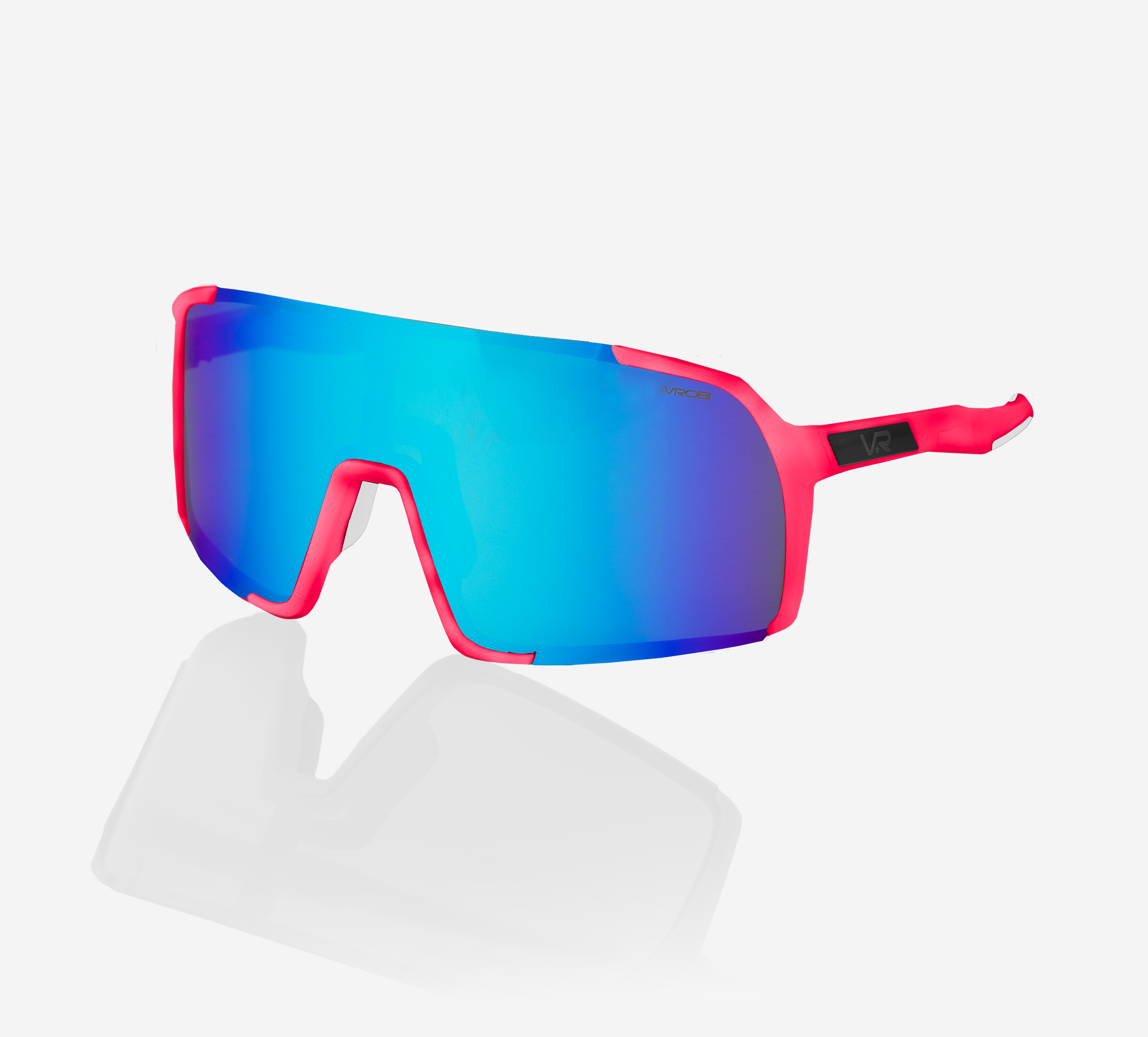 VROBI Pink Baseball/Softball Sunglasses with Blue lens