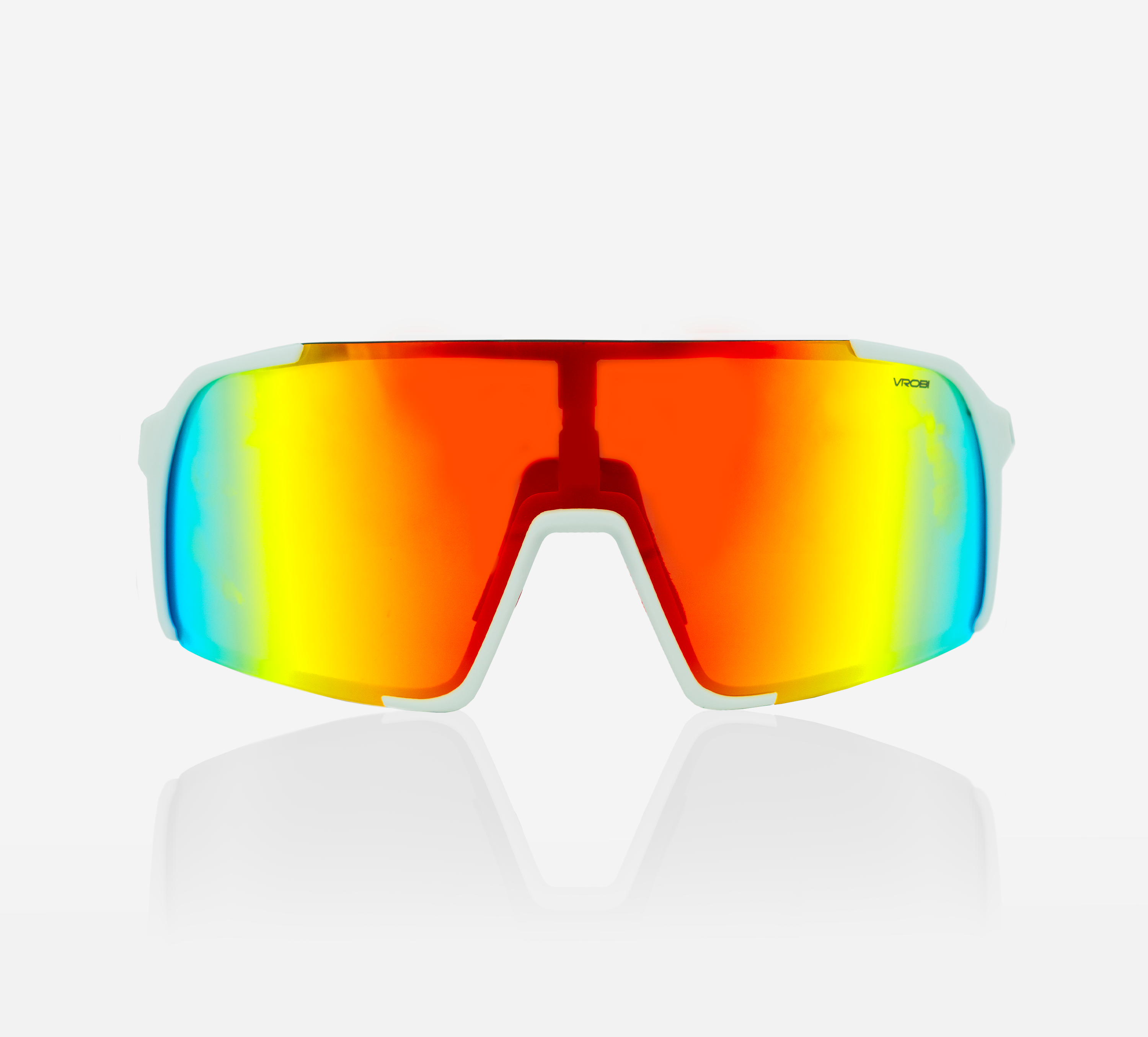 VROBI White and Red Baseball/Softball Sunglasses