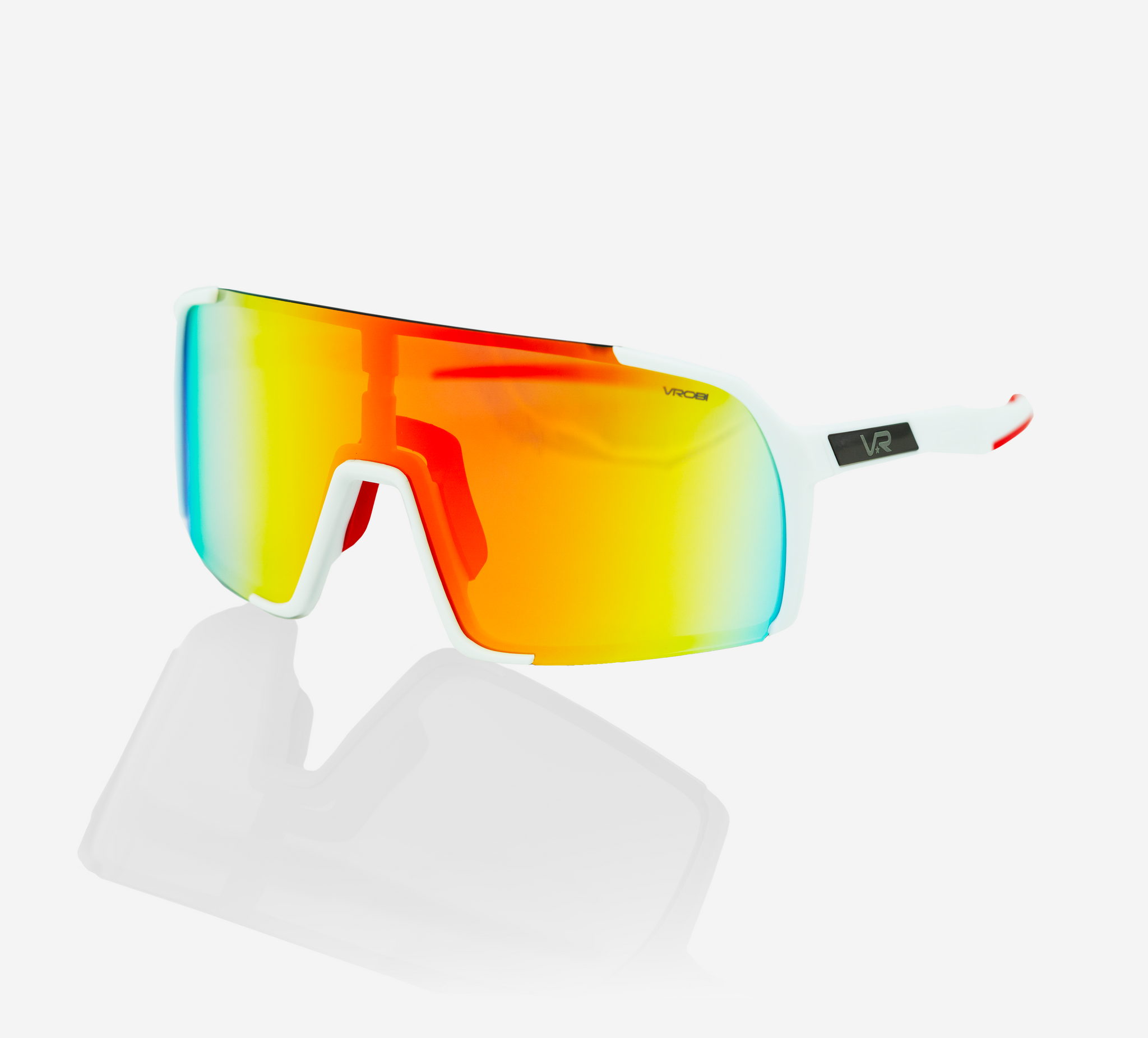 VROBI White and Red Baseball/Softball Sunglasses