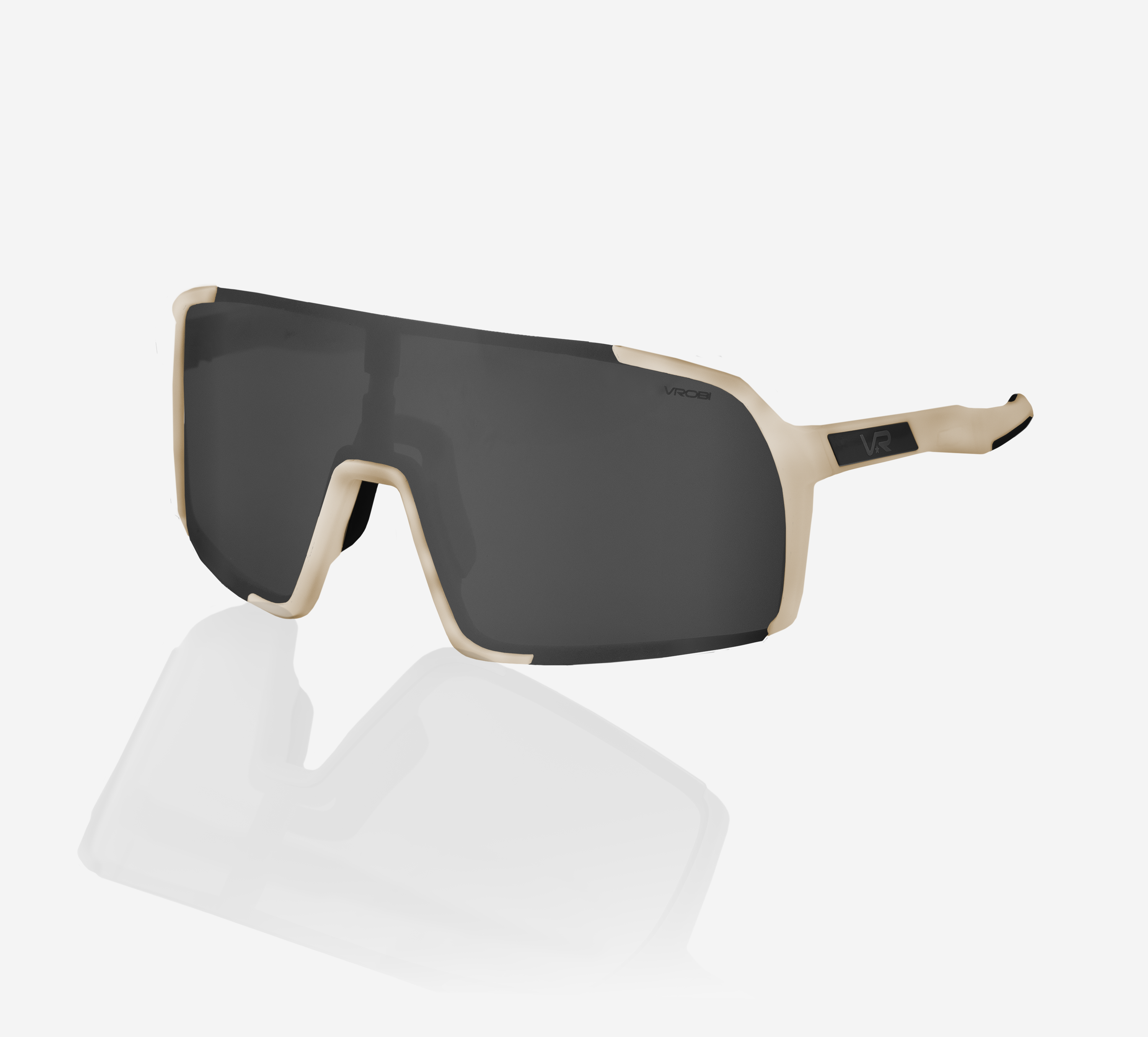 VROBI Desert Tan Baseball/Softball Sunglasses with Smoke Grey Lens
