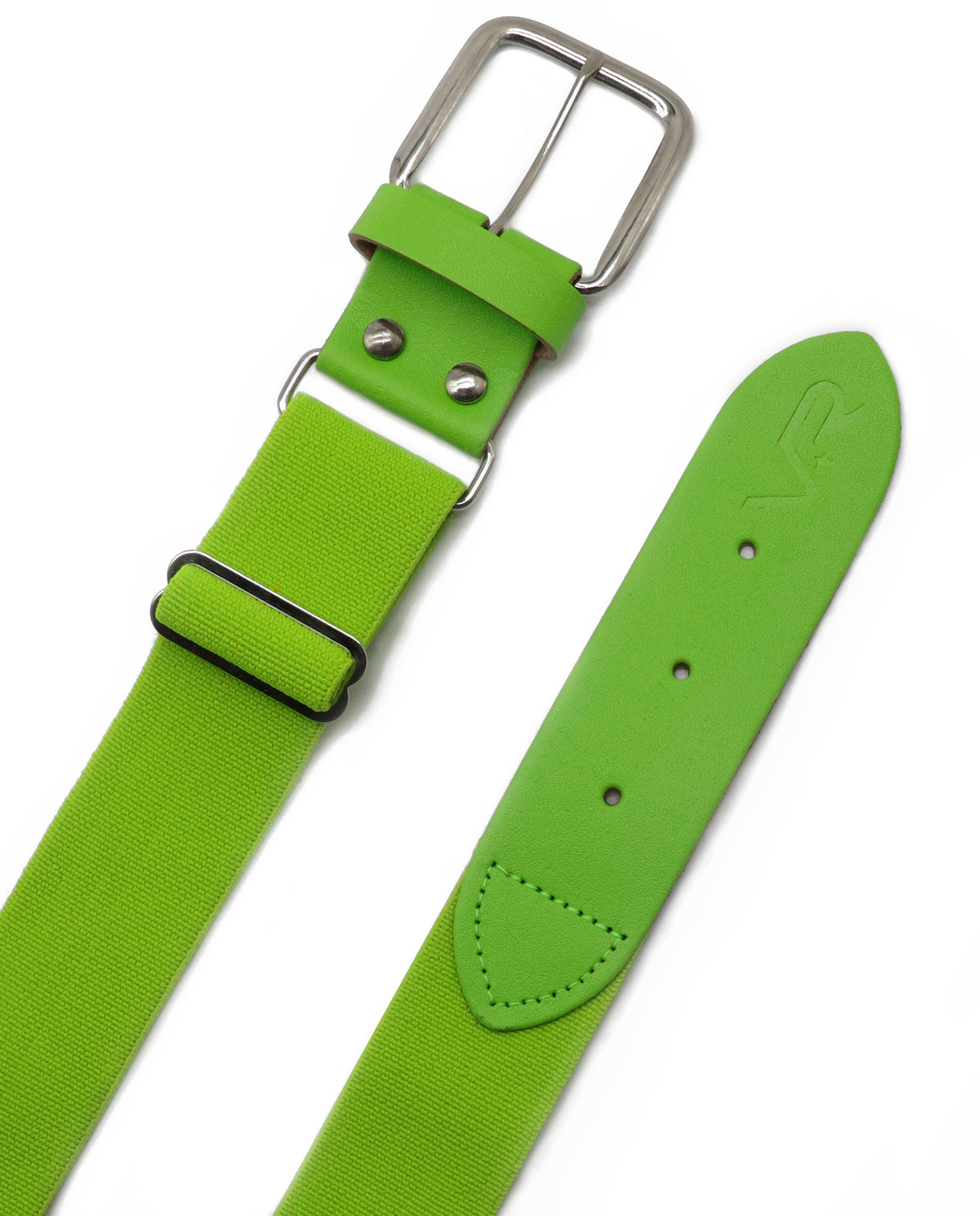 Lime Green Baseball and Softball Belt