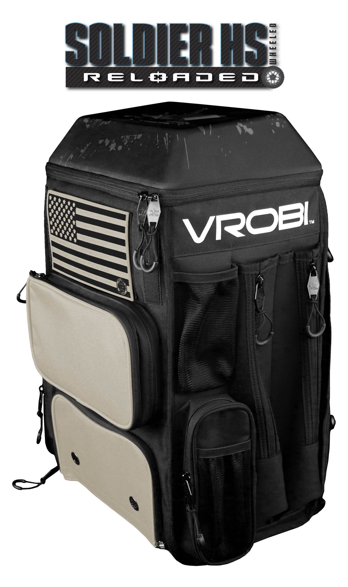 SOLDIER HS RELOADED ONE NATION GHOST SERIES WHEELED BAG