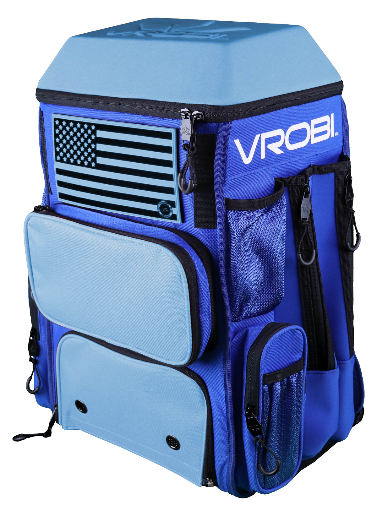 Royal Blue and Columbia Blue Baseball and Softball Bat Bag