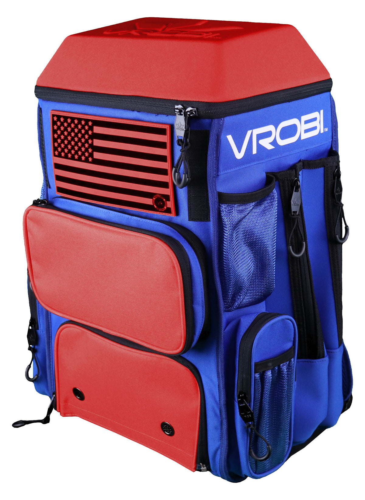 Royal Blue and Red Baseball and Softball Bat Bag