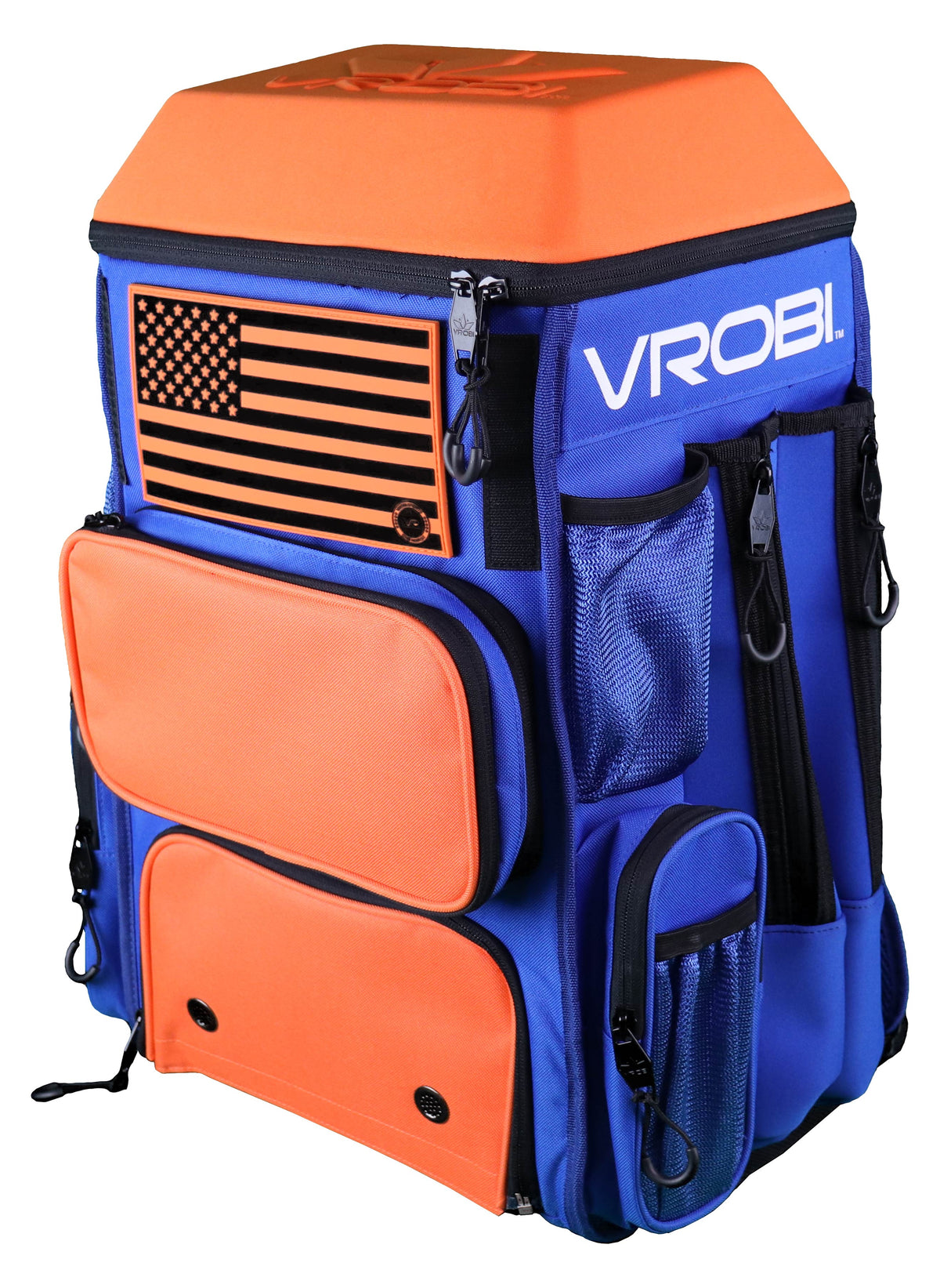 Royal Blue and Orange Baseball and Softball Bat Bag