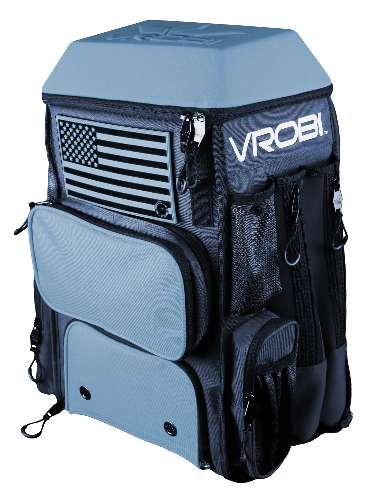 Navy and Columbia Blue Baseball and Softball Bat Bag