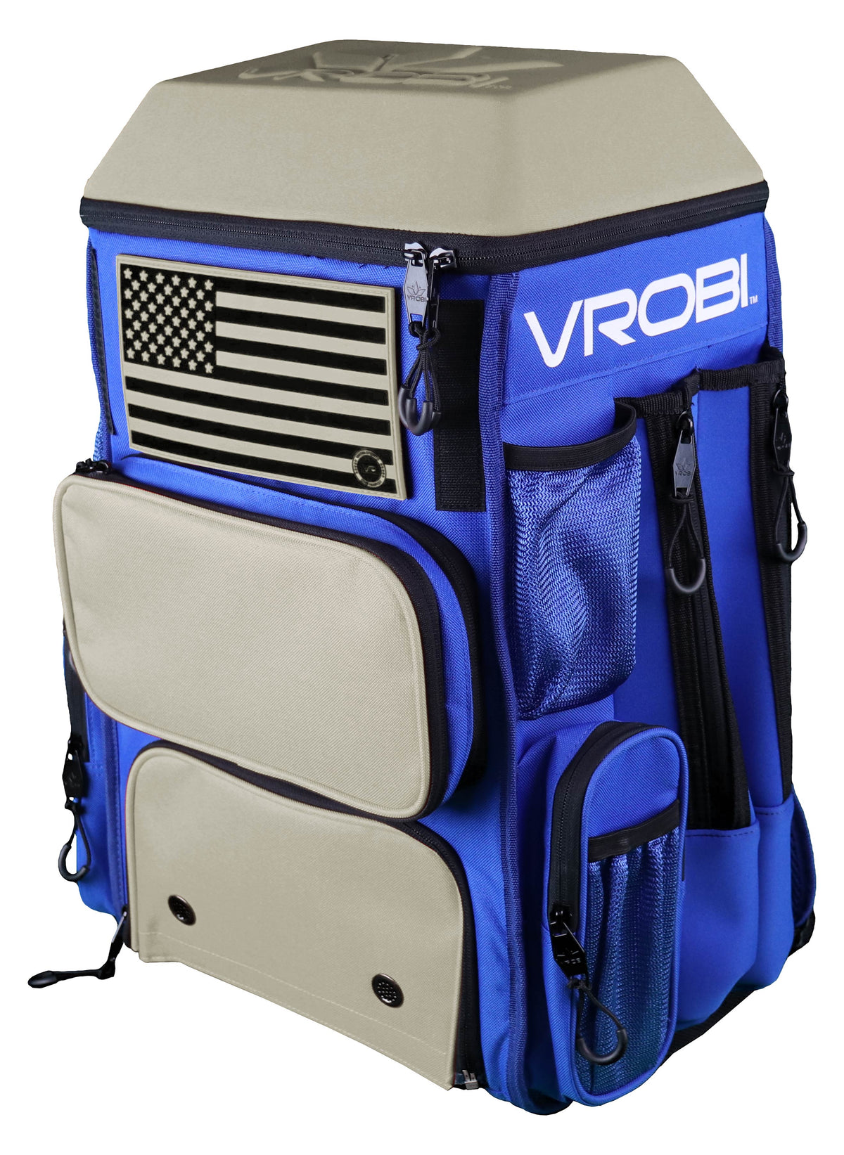 Royal Blue and Vegas Gold Baseball and Softball Bat Bag