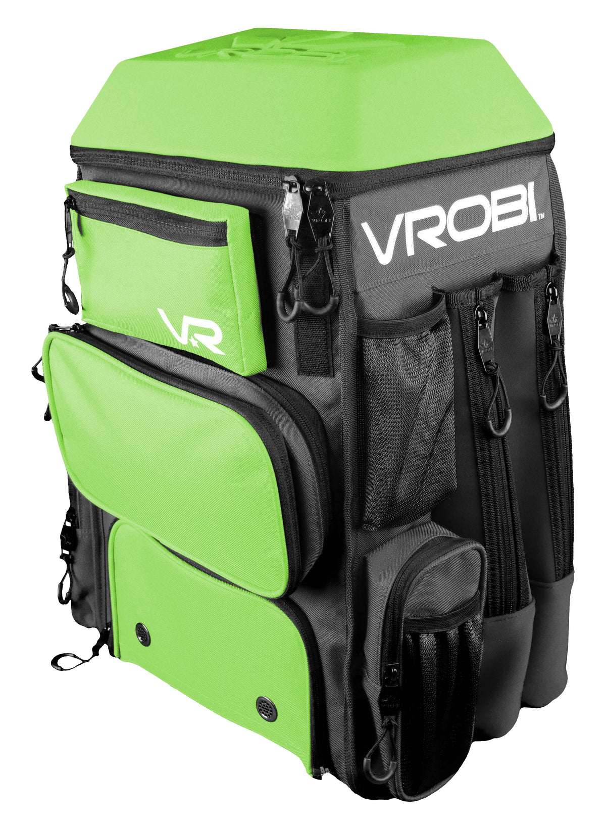 Black and Lime Green Baseball and Softball Bat Bag