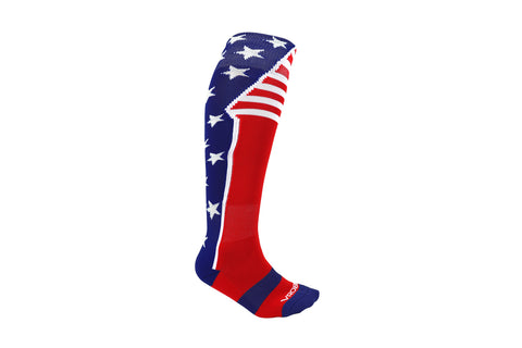 Patriotic Navy Baseball and Softball Sock