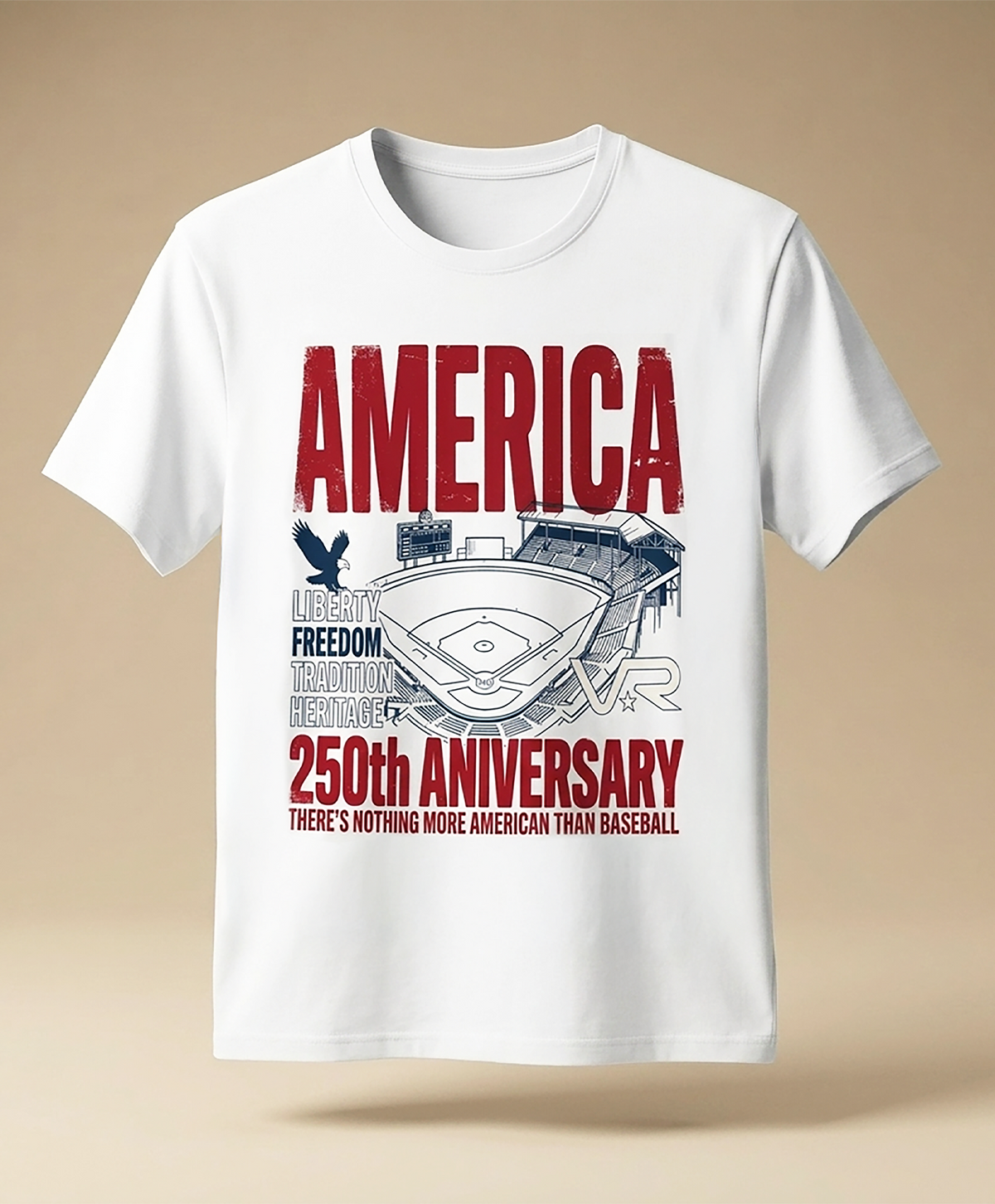 America's 250th Series- "There's nothing more American than baseball" Graphic Tee