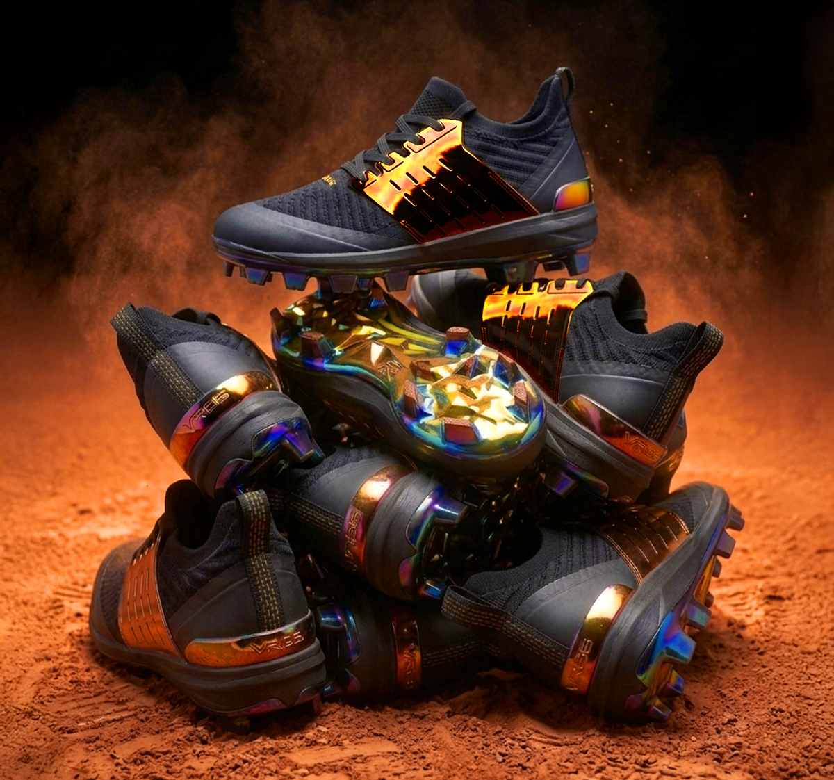 VR76 GEN II MAGIC GLD Youth Molded Baseball Cleat