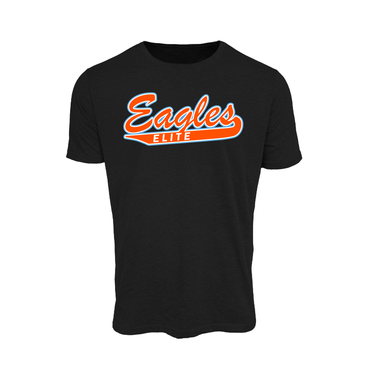 Eagles Elite Fastpitch (Wolf)- T-Shirt (Black)