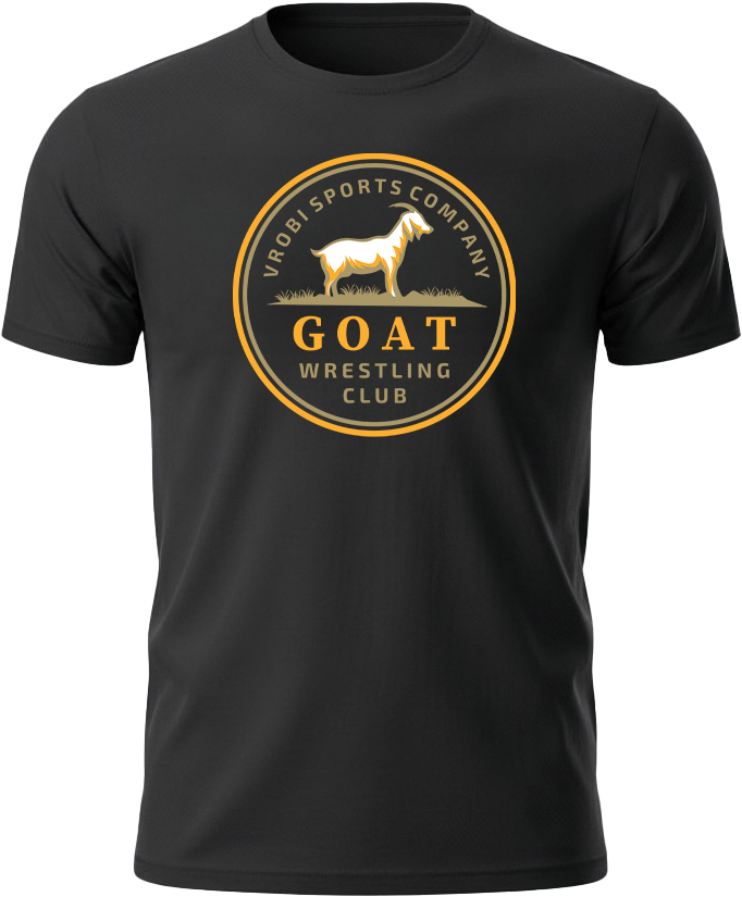 VROBI Goat Wrestling Club Graphic T-Shirt