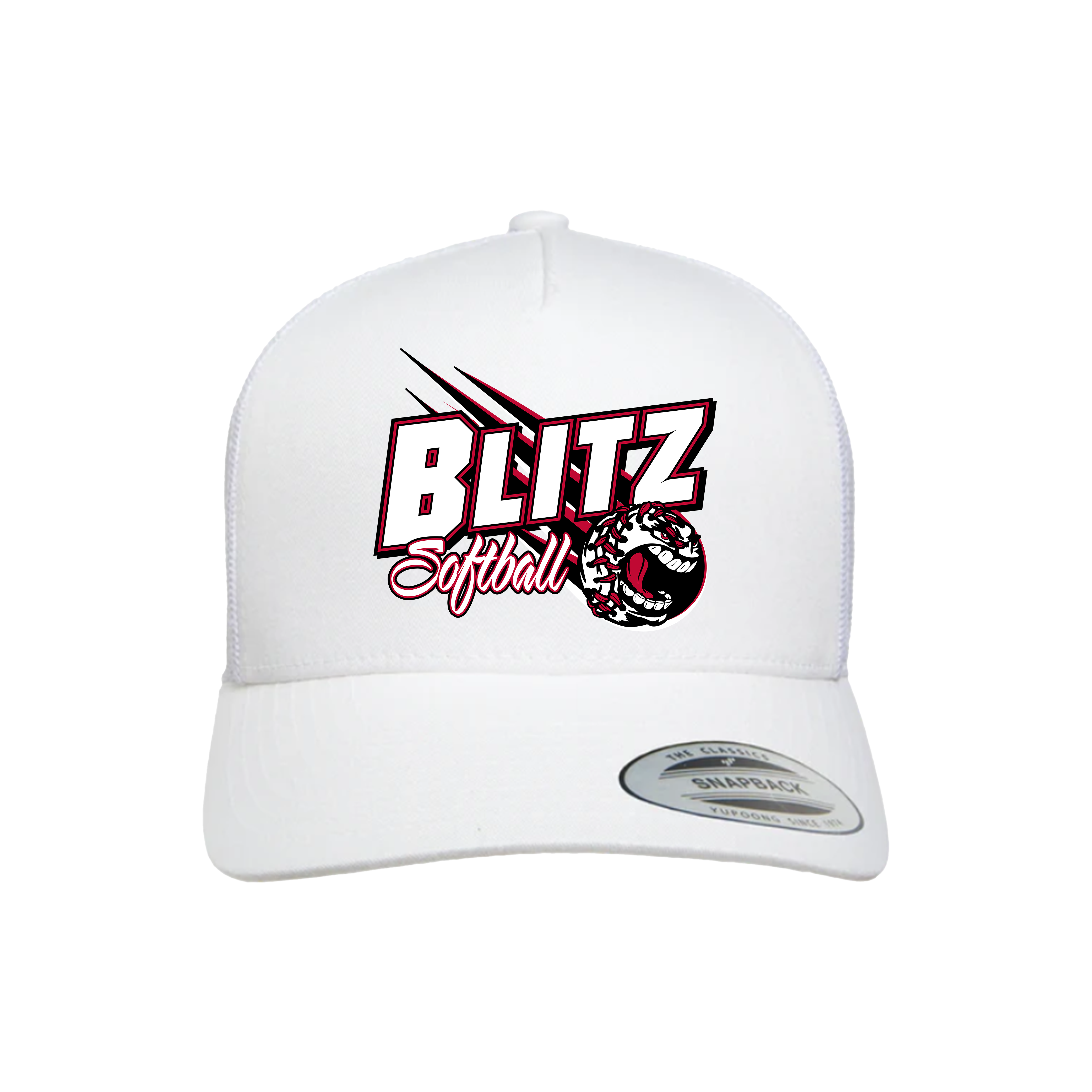 Blitz (Harding) Fastpitch- Hat 1 (White)