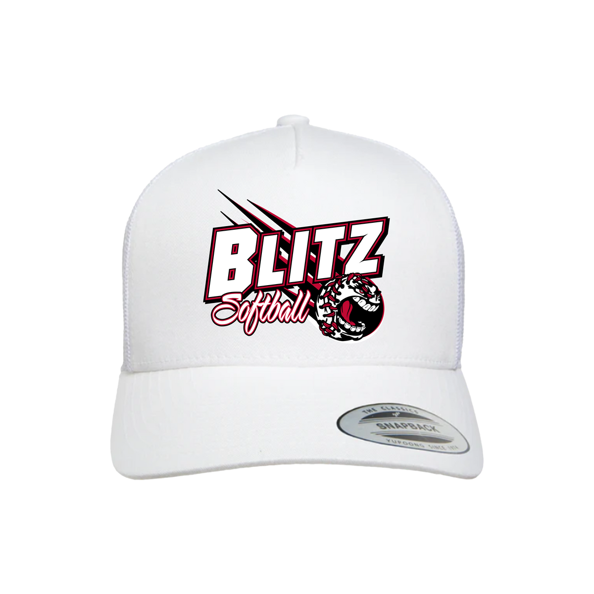 Blitz (Harding) Fastpitch- Hat 1 (White)