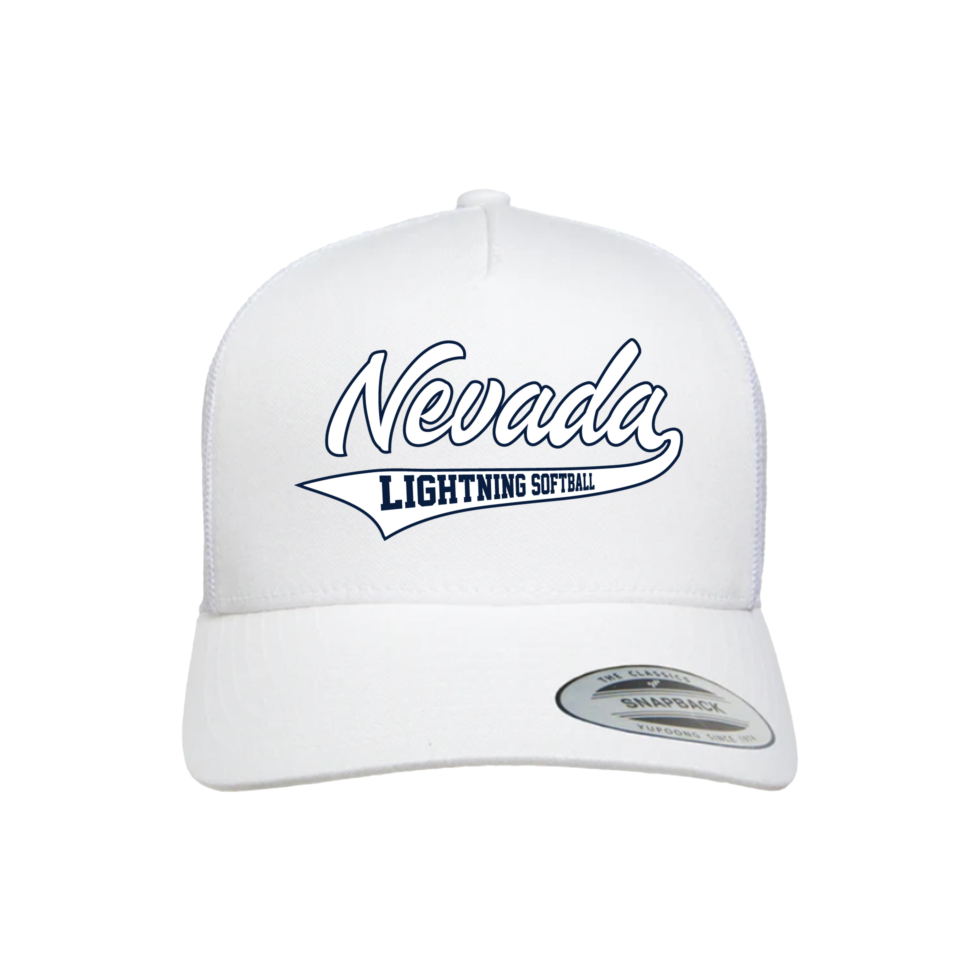 NV Lightning Fastpitch (Snow) 2026- Hat 1 (White)