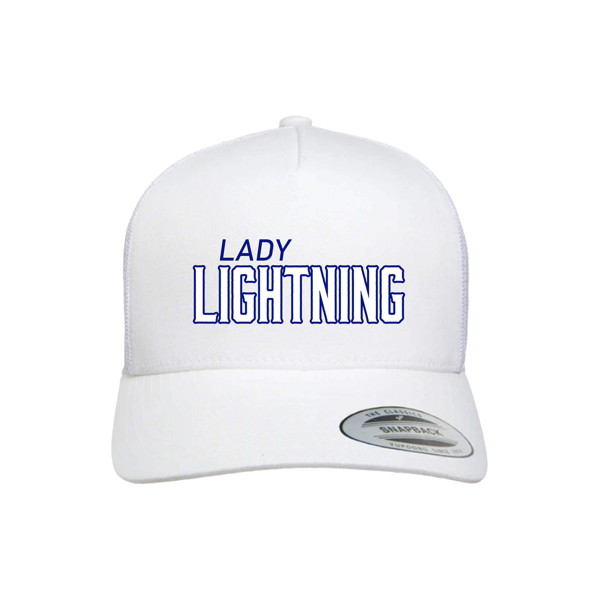 Lady Lightning Fastpitch (Vernon)- Hat 1 (White)