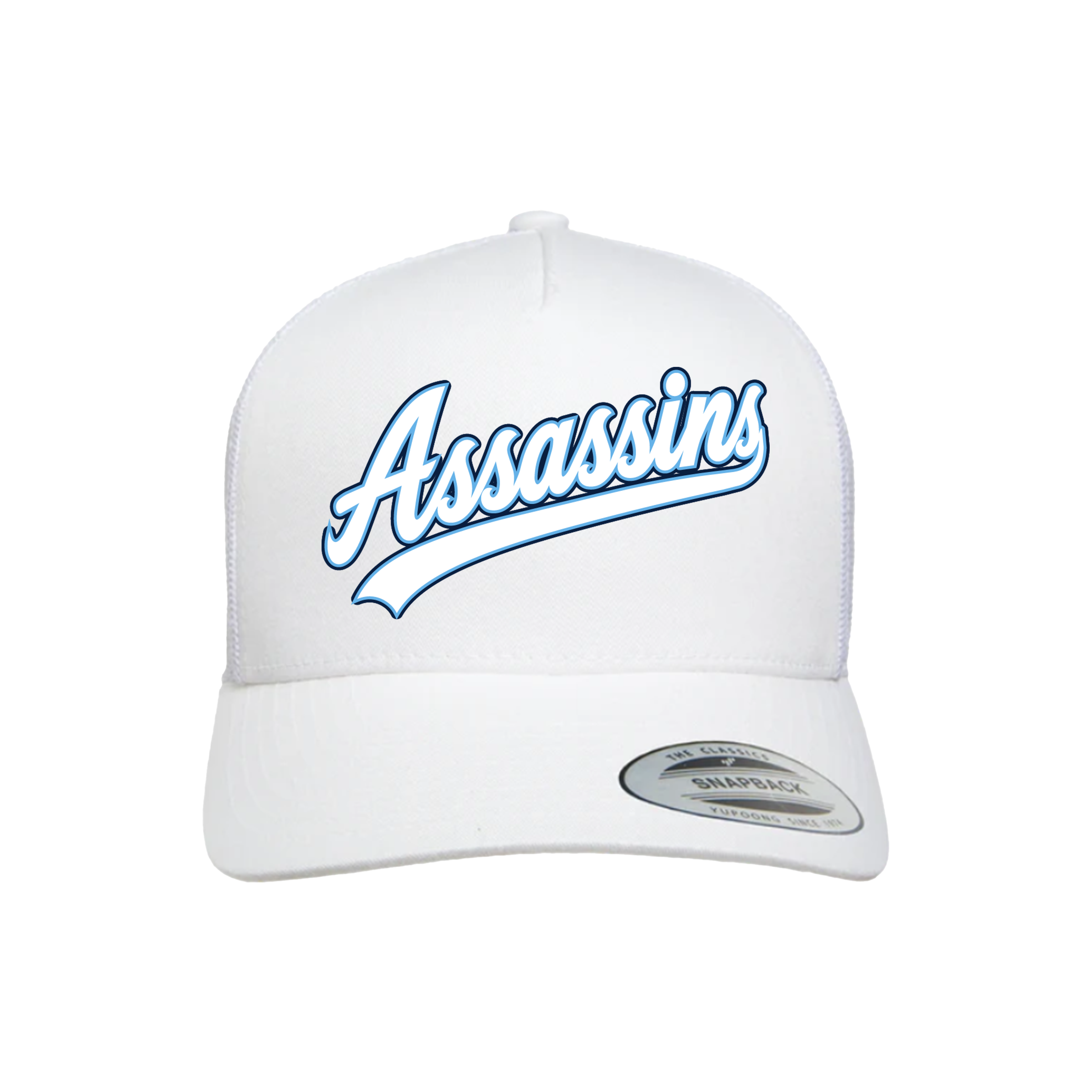 Assassins (Keller) Fastpitch- Hat 1 (White)